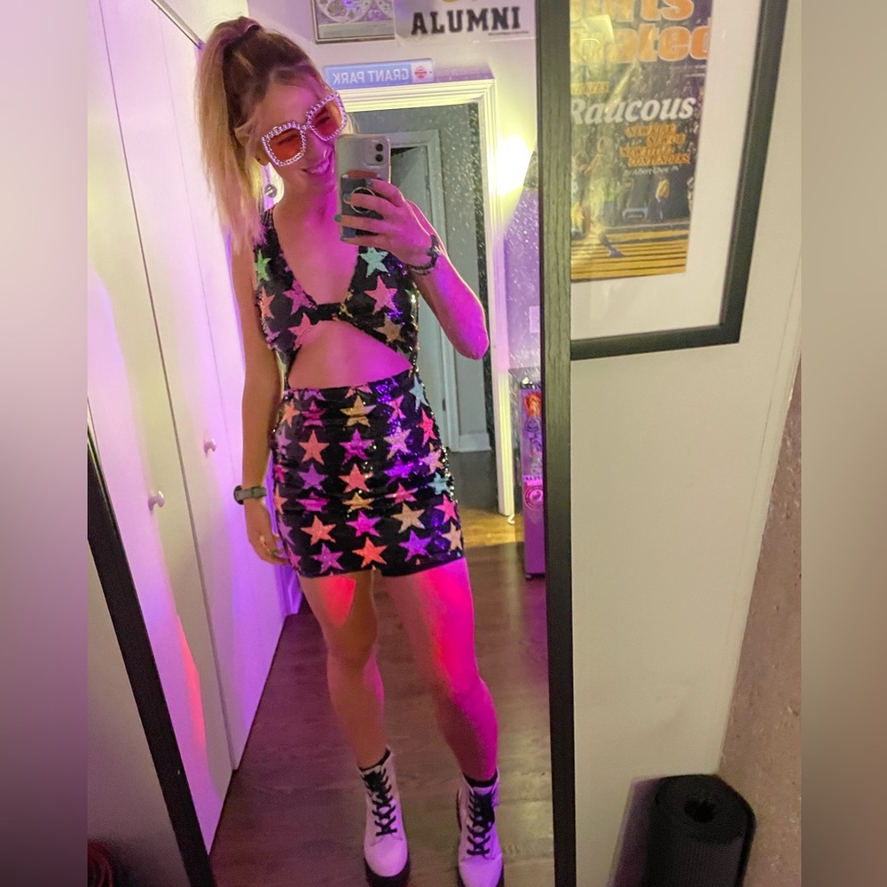 Nasty Gal Star Sequin Dress